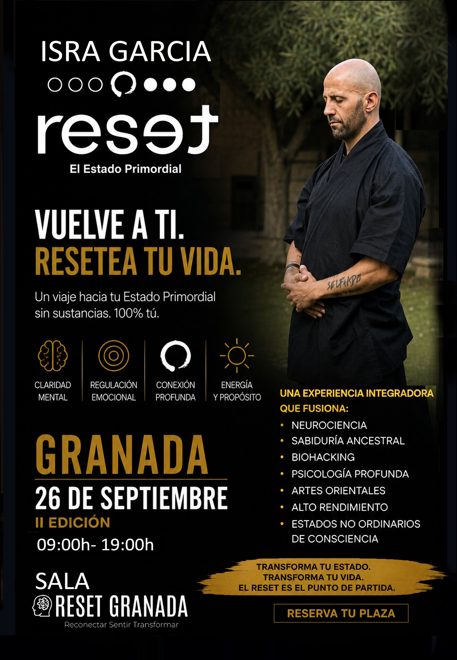 el reset con Isra garc&iacute;a